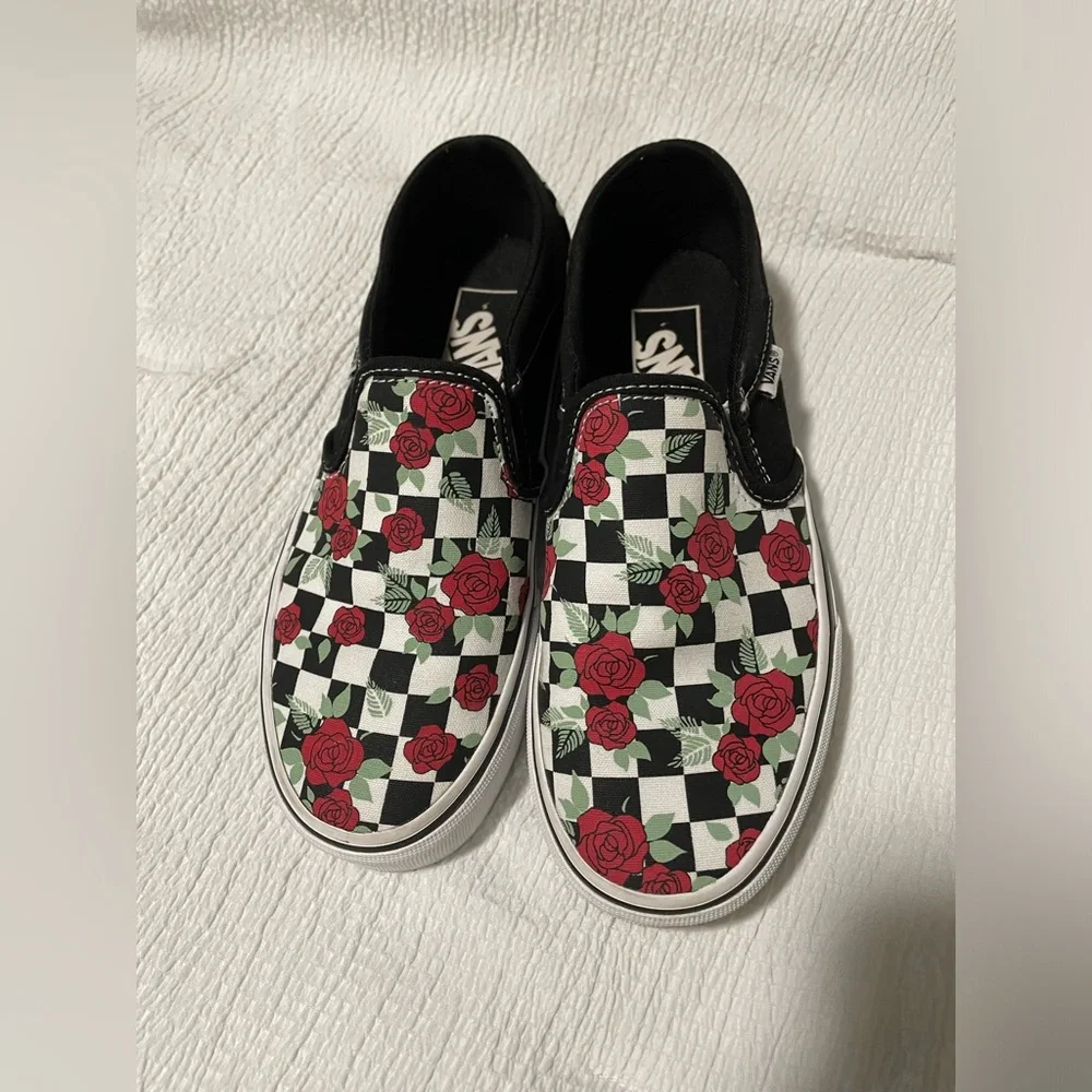 Vans slip-on red roses - Picture 2 of 7